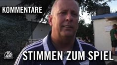 Die Stimmen zum Spiel (BW Grümerbaum – VfL Bochum, Testspiel)