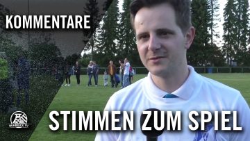 Die Stimmen zum Spiel (BW Voerde – SG Phönix Eving, Relegation zur Bezirksliga)