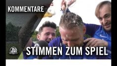 Die Stimmen zum Spiel | BW Westfalia Langenbochum – SV Vestia Disteln (28.Spieltag, Bezirksliga 9)