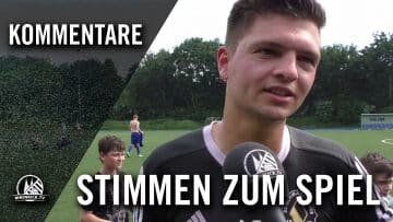 Die Stimmen zum Spiel (CfB Ford Niehl – SC Schwarz-Weiss Köln, Kreisliga B, Staffel 1, Kreis Köln)