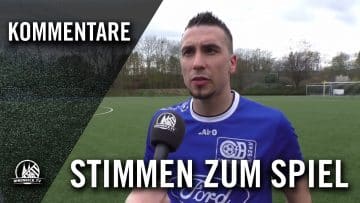 Die Stimmen zum Spiel (CfB Ford Niehl – TuS Ehrenfeld, Kreisliga B, Staffel 1, Kreis Köln)