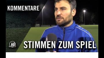 Die Stimmen zum Spiel | CFB Ford Niehl U17 – SC West U17 (Viertelfinale, FVM-Qualifikation)