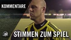 Die Stimmen zum Spiel (CfR Buschbell/Munzur – DJK Viktoria Frechen, Testspiel) | RHEINKICK.TV