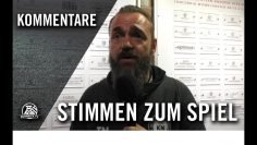 Die Stimmen zum Spiel | Concordia Wiemelhausen – 1.FC Kaan-Marieborn (3.Runde, Westfalenpokal)
