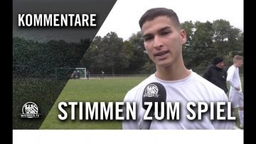 Die Stimmen zum Spiel | Concordia Eschersheim U19 – Griesheim Bosnien U19 (Finale, Kreispokal)