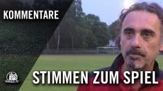 Die Stimmen zum Spiel (Concordia – Hamburger SV, U17 B-junioren, Pokal der B-Junioren 2015/16)
