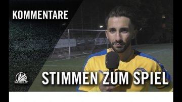 Die Stimmen zum Spiel | Concordia – HSV Barmbek-Uhlenhorst (13. Spieltag, Oberliga Hamburg)