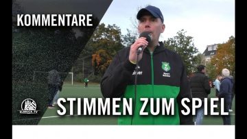 Die Stimmen zum Spiel | Dersimspor – Altona 93 (4. Runde, Pokal)