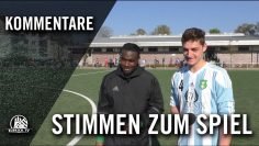 Die Stimmen zum Spiel (Dersimspor – TSV Sasel, Landesliga Hansa) | ELBKICK.TV
