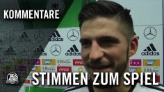 Die Stimmen zum Spiel (Deutschland – England, Futsal-Länderspiel, Test-Rückspiel) | RUHRKICK.TV