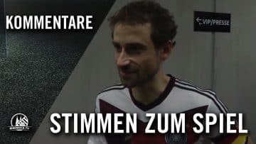 Die Stimmen zum Spiel (Deutschland – England, Futsal-Länderspiel, Test-Hinspiel) | RHEINKICK.TV