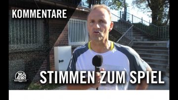 Die Stimmen zum Spiel | DJK Adler Union Frintrop – SG Kupferdreh-Byfang (12.Spieltag, Bezirksliga 6)