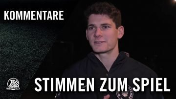 Die Stimmen zum Spiel (DJK Adler Riemke – SV Eintracht Grumme,  Kreisliga A1, Kreis Bochum)