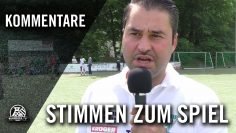 Die Stimmen zum Spiel (DJK Ariminia Klosterhardt – FC Kray, U19 A-Junioren, Niederrheinliga)