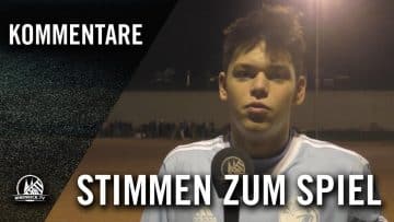 Die Stimmen zum Spiel | DJK Roland West – TPSK Köln (Kreispokal)