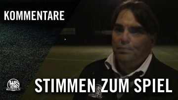 Die Stimmen zum Spiel (DJK Schwarz-Weiß Wiesbaden – Freie Turner Wiesbaden, U19 A-Junioren)