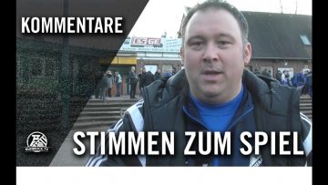 Die Stimmen zum Spiel | DJK SF Katernberg – VfB-Essen-Nord (16. Spieltag, Kreisliga A1, Kreis Essen)