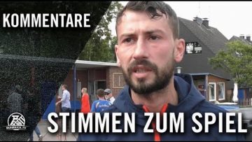 Die Stimmen zum Spiel | DJK St. Winfried Kray – FC Blau-Gelb Überruhr (1. Spieltag, Bezirksliga)