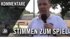 Die Stimmen zum Spiel | DJK VfB Frohnhausen – SV Union Velbert (33. Spieltag, Bezirksliga)