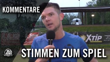 Die Stimmen zum Spiel (DJK VfB Frohnhausen – SV Burgaltendorf, Bezirksliga Niederrhein, Gruppe 6)