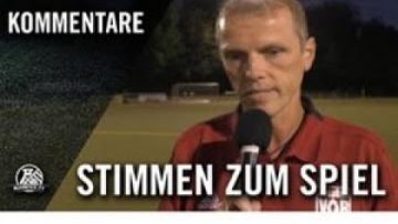 Die Stimmen zum Spiel | DJK Wattenscheid – VfB Hüls (1.Runde, Westfalenpokal)