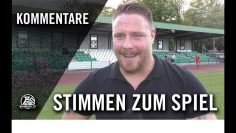 Die Stimmen zum Spiel | DSC Wanne-Eickel – SpVgg Erkenschwick (21. Spieltag, Westfalenliga)