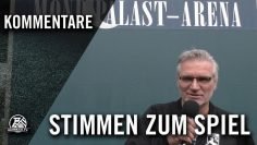 Die Stimmen zum Spiel | DSC Wanne-Eickel – Holzwickeder SC (11. Spieltag, Westfalenliga, Gruppe 2)