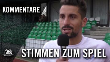 Die Stimmen zum Spiel (DSC Wanne-Eickel – SC Westfalia Herne, Viertelfinale, Kreispokal Herne)