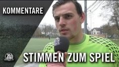 Die Stimmen zum Spiel | DSC Wanne-Eickel U19 – VfB Hüls U19 (14. Spieltag, Bezirksliga Staffel 5)