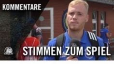 Die Stimmen zum Spiel | Düneberger SV – TuS Dassendorf (Testspiel)