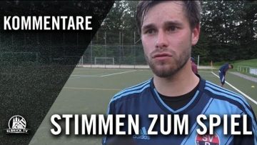Die Stimmen zum Spiel | Duvenstedter SV – SV Rugenbergen (Testspiel)