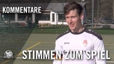 Die Stimmen zum Spiel (EFC Kronberg – SG Wehrheim/Pfaffenwiesbach, Kreisoberliga Hochtaunus)