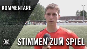 Die Stimmen zum Spiel (Eimsbütteler TV – FC St. Pauli, U17 B-Junioren, Regionalliga Nord)