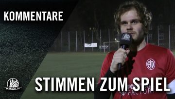 Die Stimmen zum Spiel (Eimsbütteler TV – SC Victoria Hamburg, Testspiel) | ELBKICK.TV