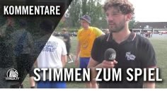 Die Stimmen zum Spiel | Eimsbütteler TV – FC Alsterbrüder (29. Spieltag, Bezirksliga Nord)