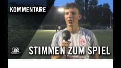 Die Stimmen zum Spiel | Eimsbütteler TV – Rahlstedter SC (3. Runde, Pokal)