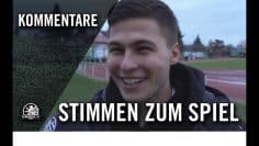 Die Stimmen zum Spiel | Eintracht Mahlsdorf – BFC Dynamo (Testspiel)