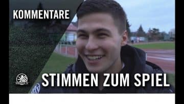 Die Stimmen zum Spiel | Eintracht Mahlsdorf – BFC Dynamo (Testspiel)