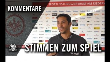 Die Stimmen zum Spiel | Eintracht Frankfurt U16 – SV Darmstadt 98 U17 (6. Spieltag, B-Hessenliga)