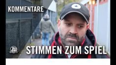 Die Stimmen zum Spiel | ESC Rellinghausen – FC Kray (14. Spieltag, Landesliga))