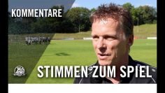 Die Stimmen zum Spiel | ETB SW Essen – Rot-Weiss Essen (Testspiel)