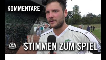 Die Stimmen zum Spiel | ETB SW Essen – SpVg. Schonnebeck (6. Spieltag, Oberliga Niederrhein)
