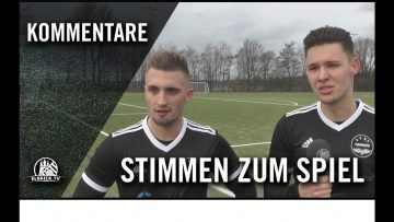 Die Stimmen zum Spiel | ETSV Hamburg II – TuS Aumühle-Wohltorf II (21. Spieltag, Kreisklasse 2)