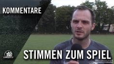 Die Stimmen zum Spiel | FC Alte Haide DSC – FC Grüne Heide Ismaning (2. Spieltag, Bezirksliga)