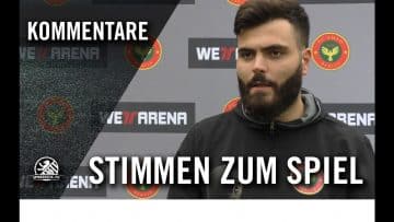 Die Stimmen zum Spiel | FC Amed Berlin – SC Schwarz-Weiß Spandau (3. Runde, Pokal)