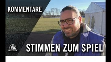 Die Stimmen zum Spiel | FC Anadolu Bayern – FC Finsing (Testspiel)
