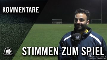 Die Stimmen zum Spiel | FC Aschheim – TSV Ottobrunn (22. Spieltag, Kreisliga 3 München)