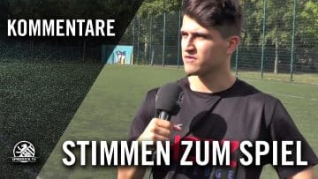 Die Stimmen zum Spiel (FC Brandenburg 03 ll – Rixdorfer SV, Kreisliga A, Staffel 4) | SPREEKICK.TV