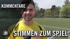 Die Stimmen zum Spiel (FC Brandenburg 03 ll – NSF Gropiusstadt, Kreisliga A, Staffel 4)