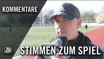 Die Stimmen zum Spiel | FC Brünninghausen U19 – TSC Eintracht Dortmund U19 (15. Spieltag, LL St. 2)